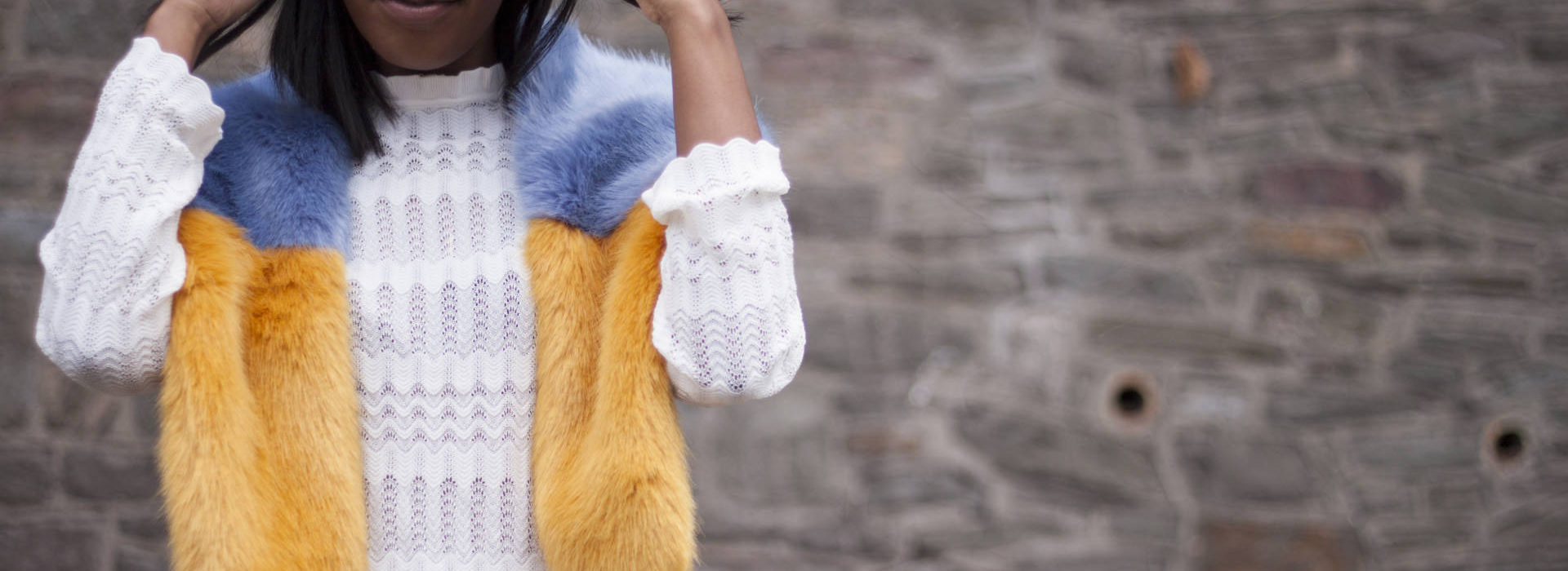 faux fur scarf